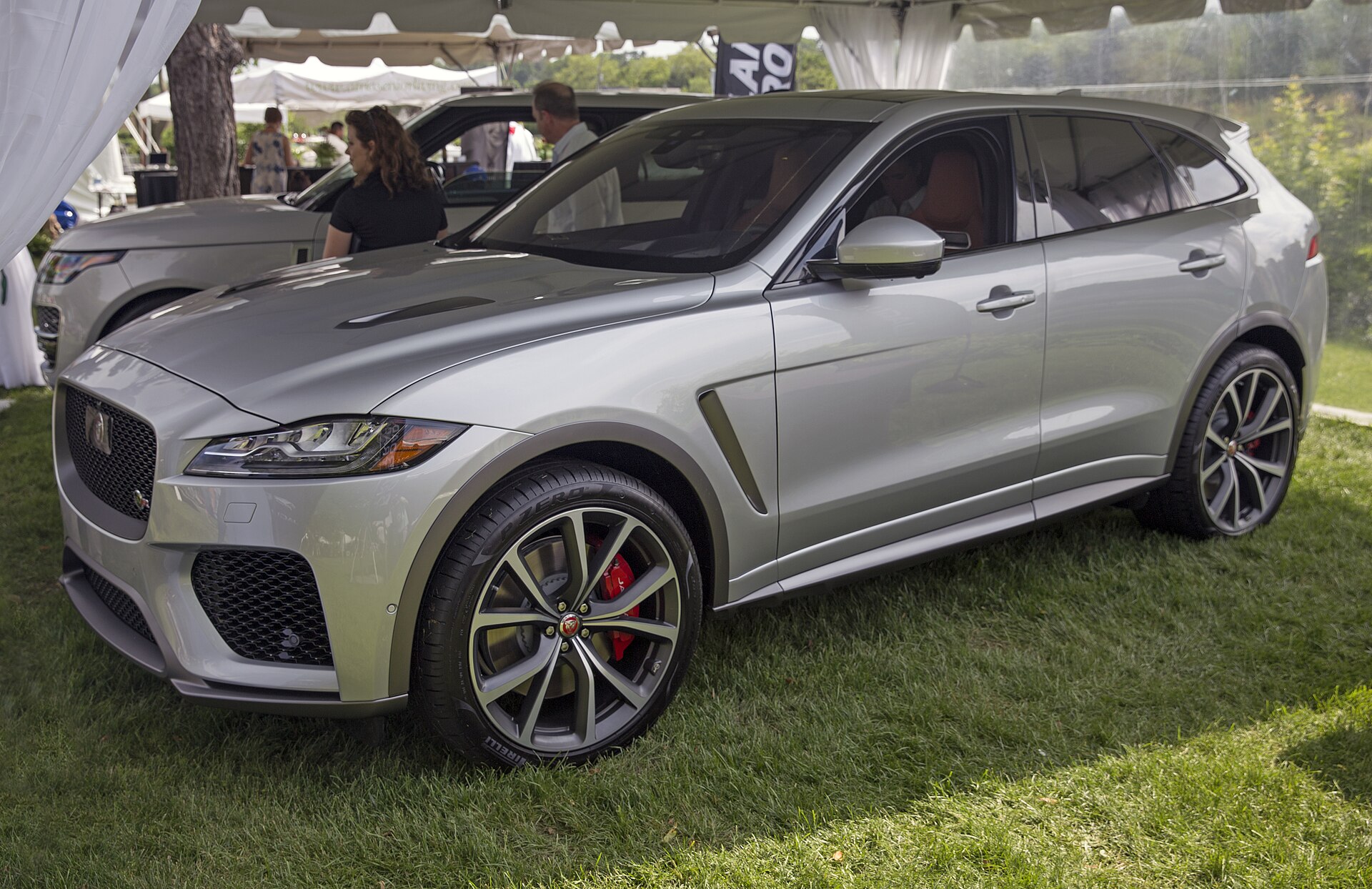 2019 Jaguar F-Pace SVR at Greenwich 2018