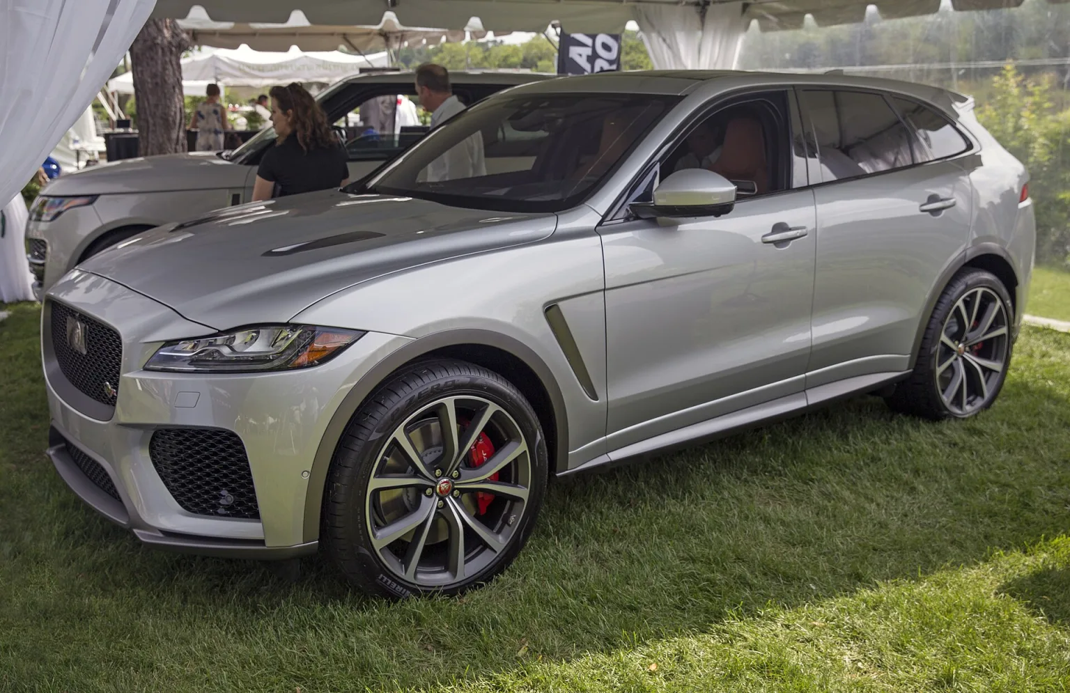 2019 Jaguar F-Pace SVR at Greenwich 2018