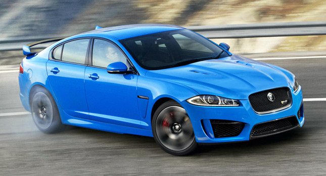 Jaguar XFR-S saloon (X250) as unveiled at the 2012 LA Auto Show.
