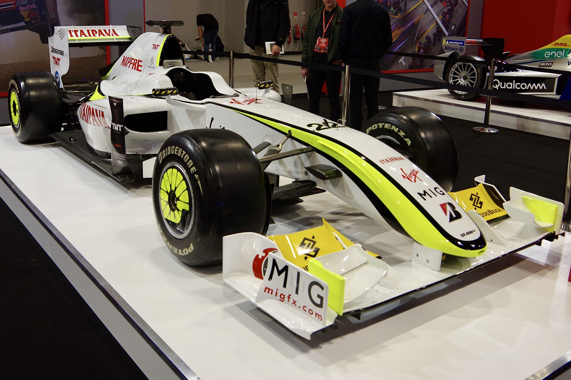 Brawn-Mercedes BGP 001 chassis 02 at Goodwood, 2009