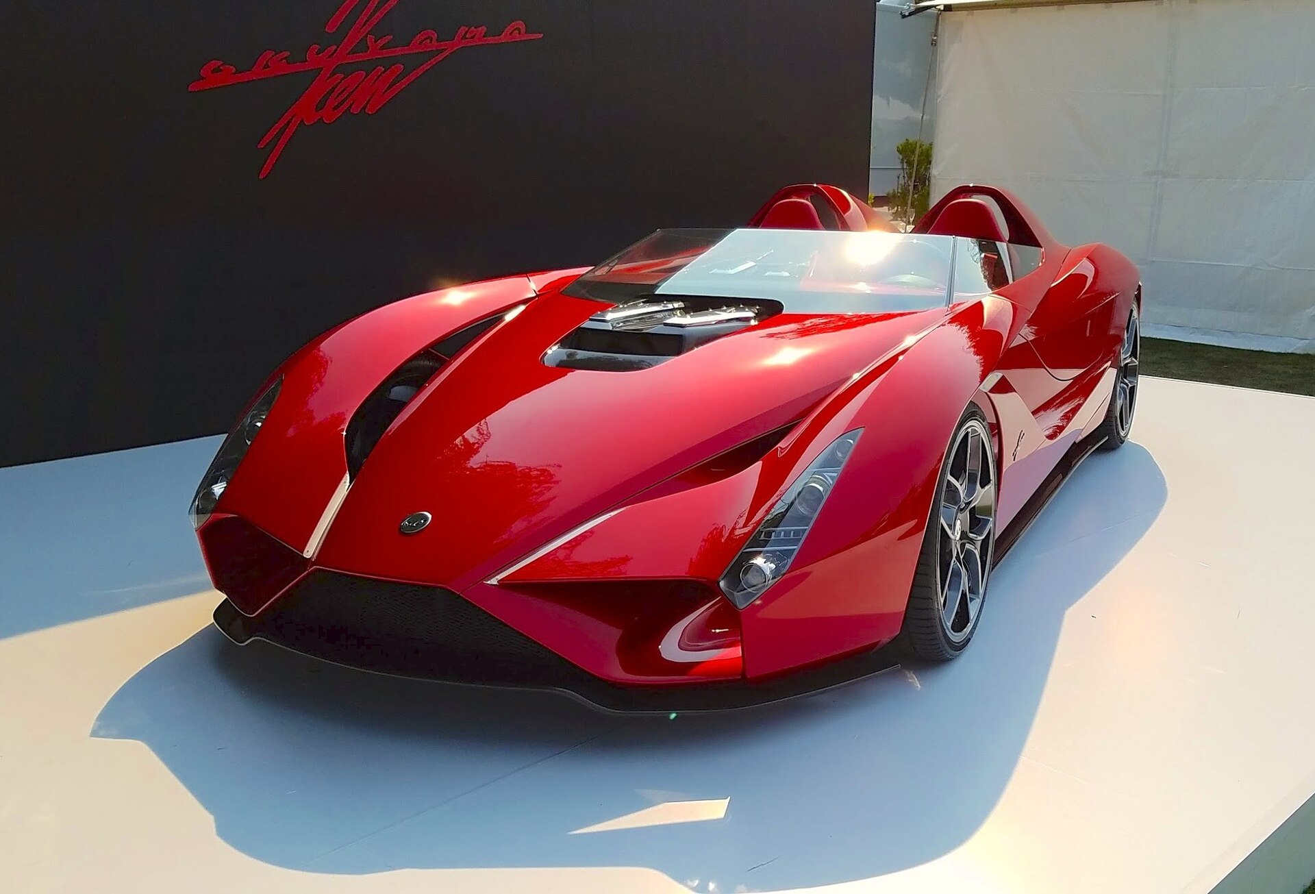 Ken Okuyama Kode57 supercar at The Quail, 2016
