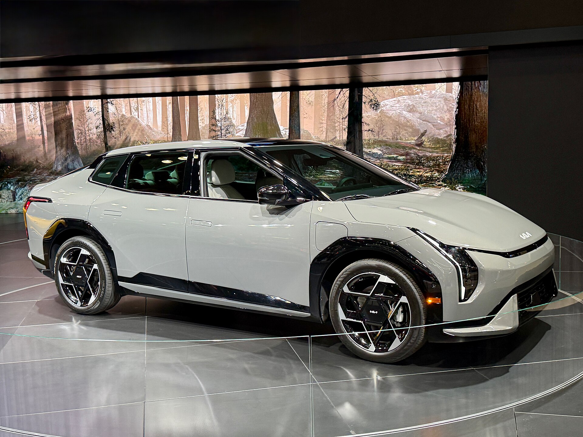 2026 Kia EV4 in a contemporary setting