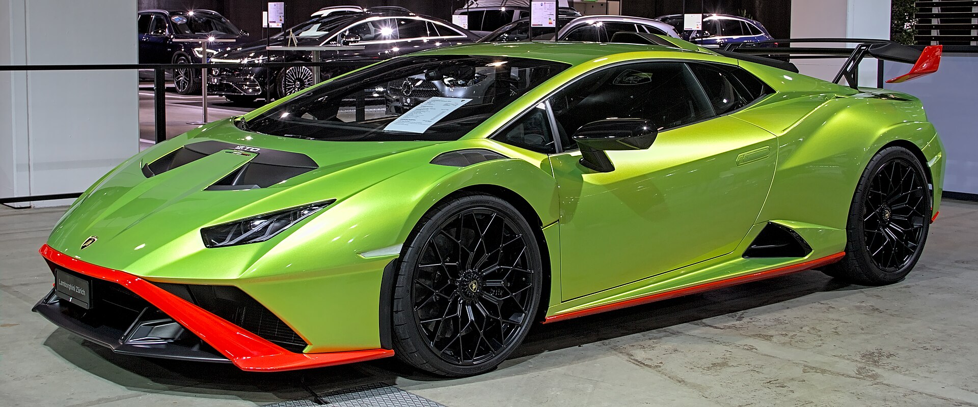 Lamborghini Huracán STO at Auto Zürich 2021