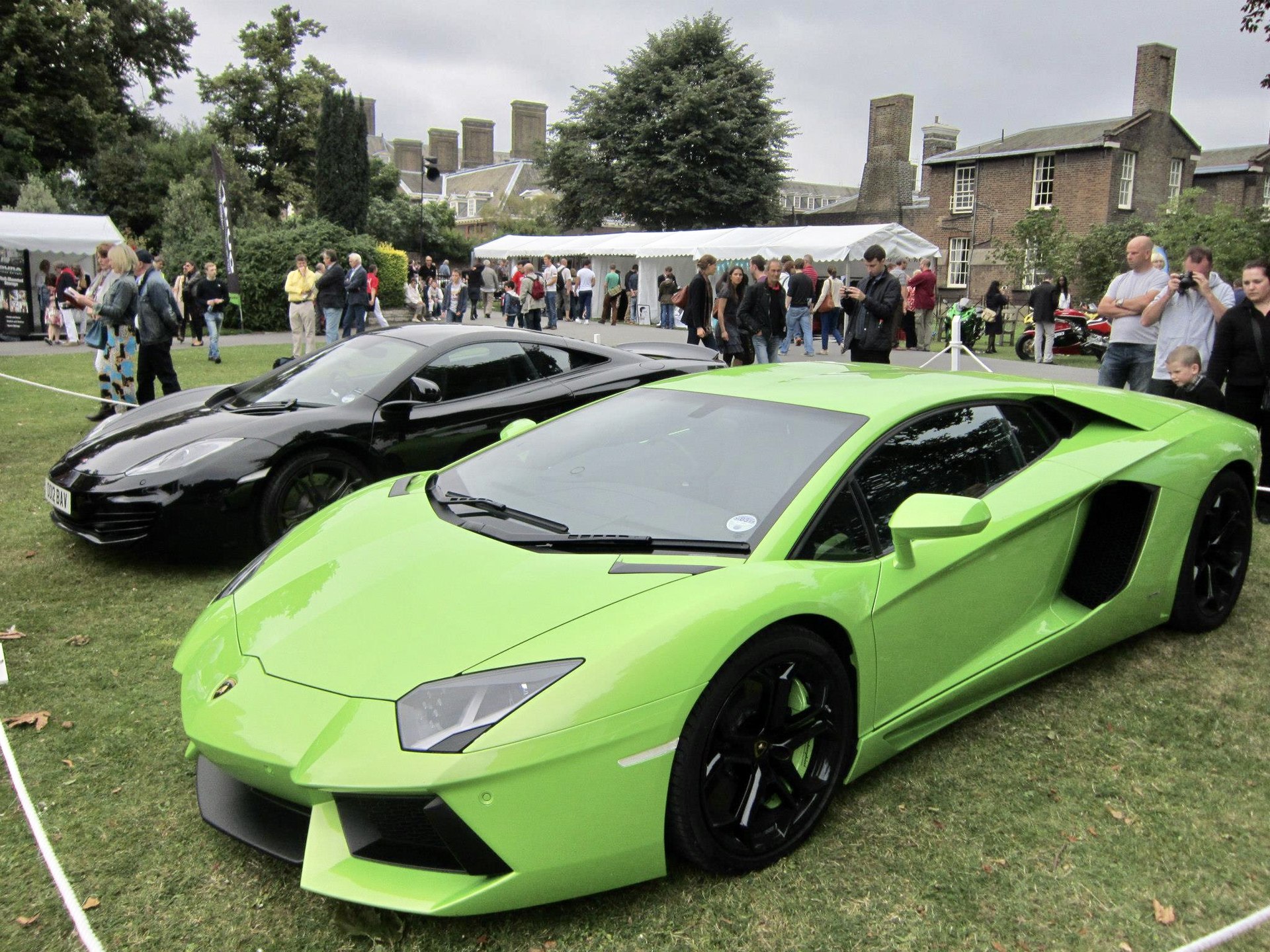Lamborghini Aventador at Chelsea Auto Legends 2012, London