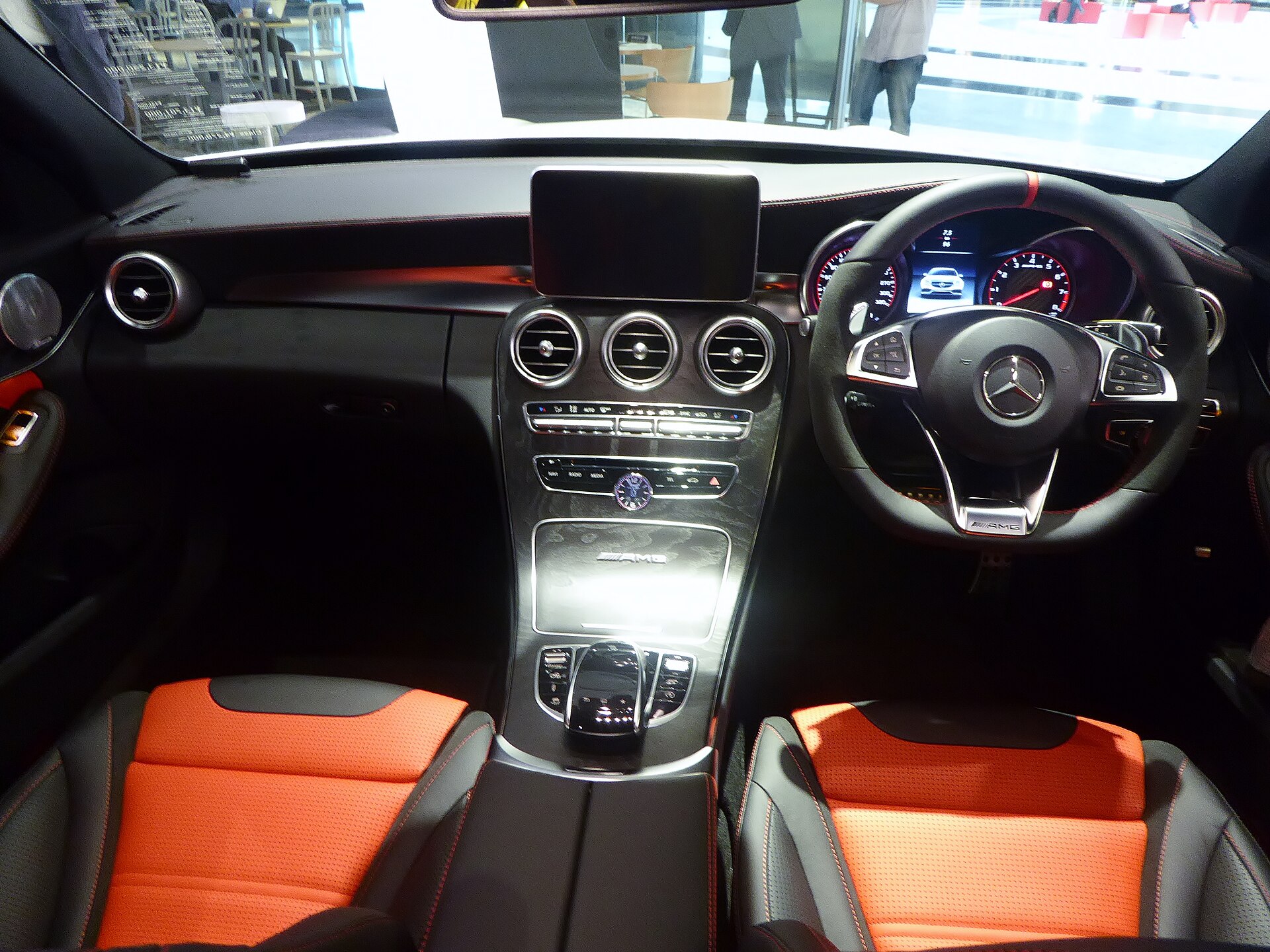 Interior of the Mercedes-AMG C63 S (W205)