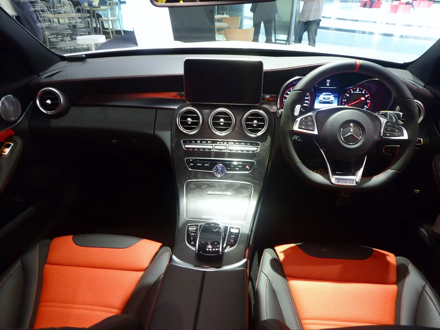 Interior of the Mercedes-AMG C63 S (W205)