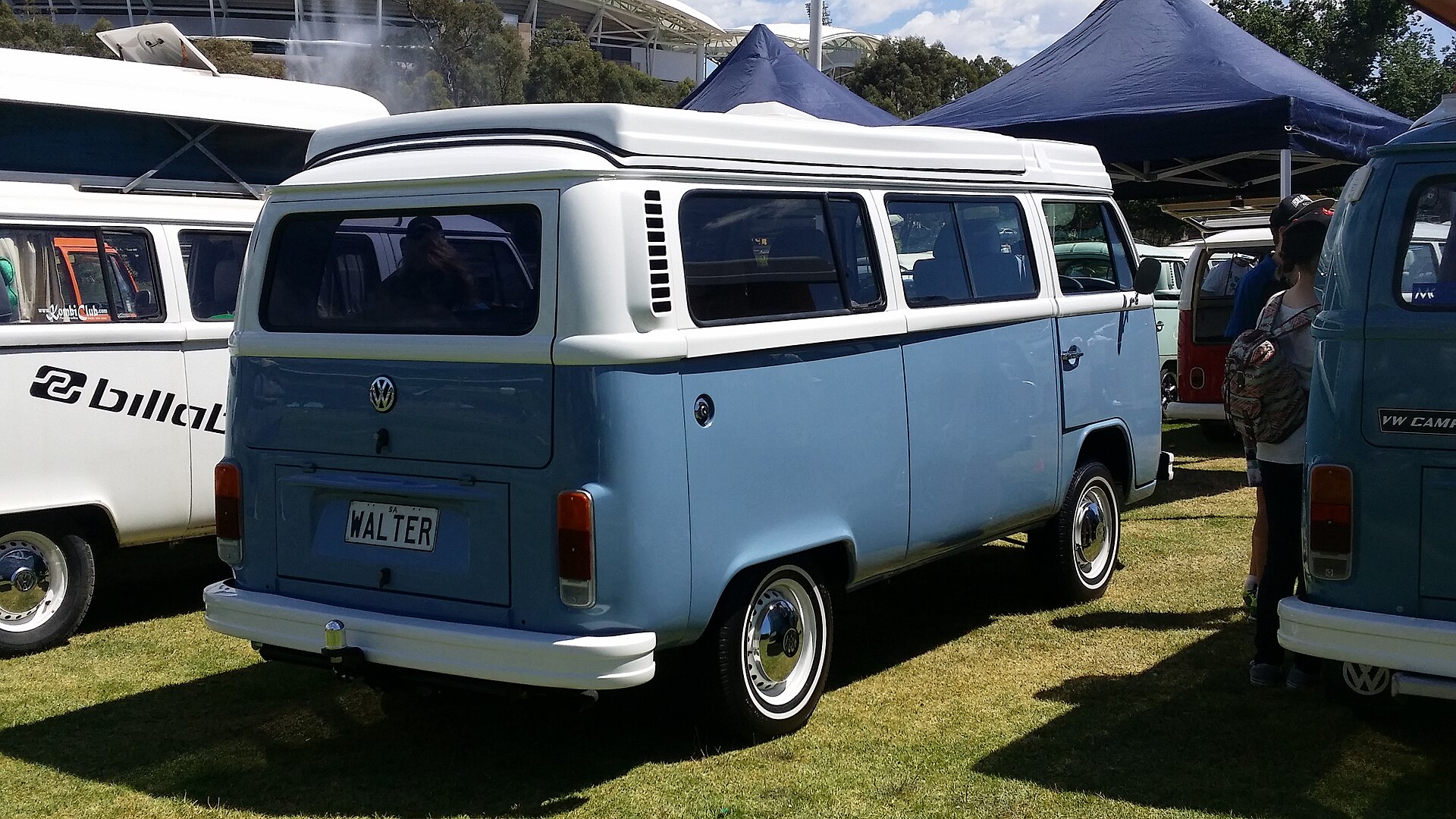 Volkswagen Kombi Camper, a T1 generation camper van.