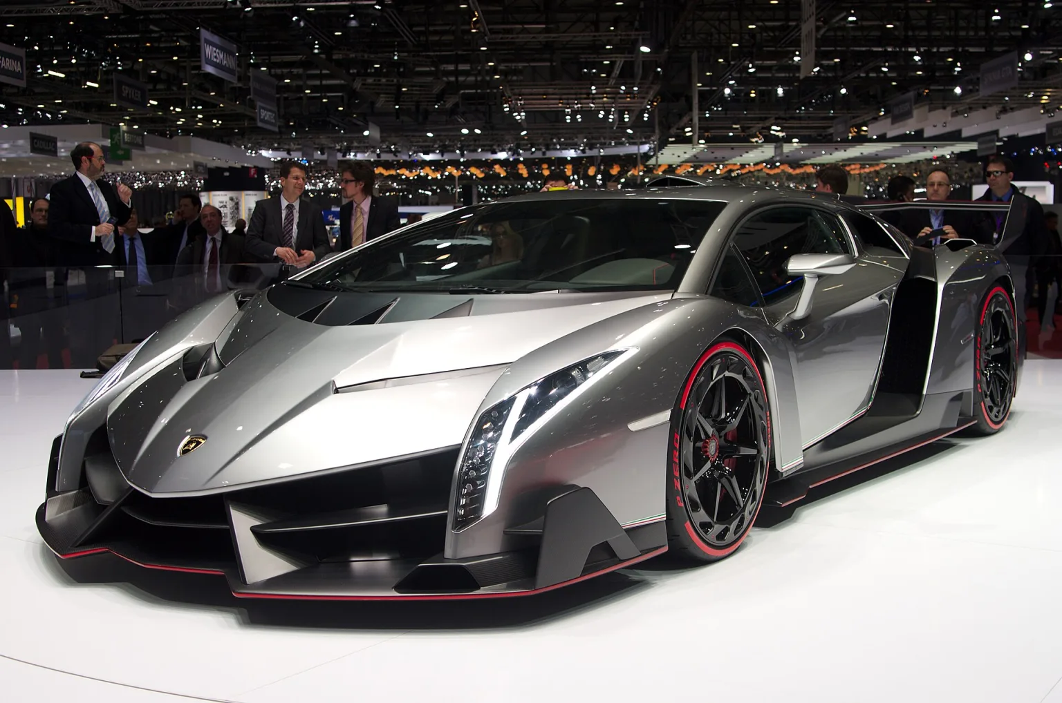 Lamborghini Veneno at the 2013 Geneva Motor Show.