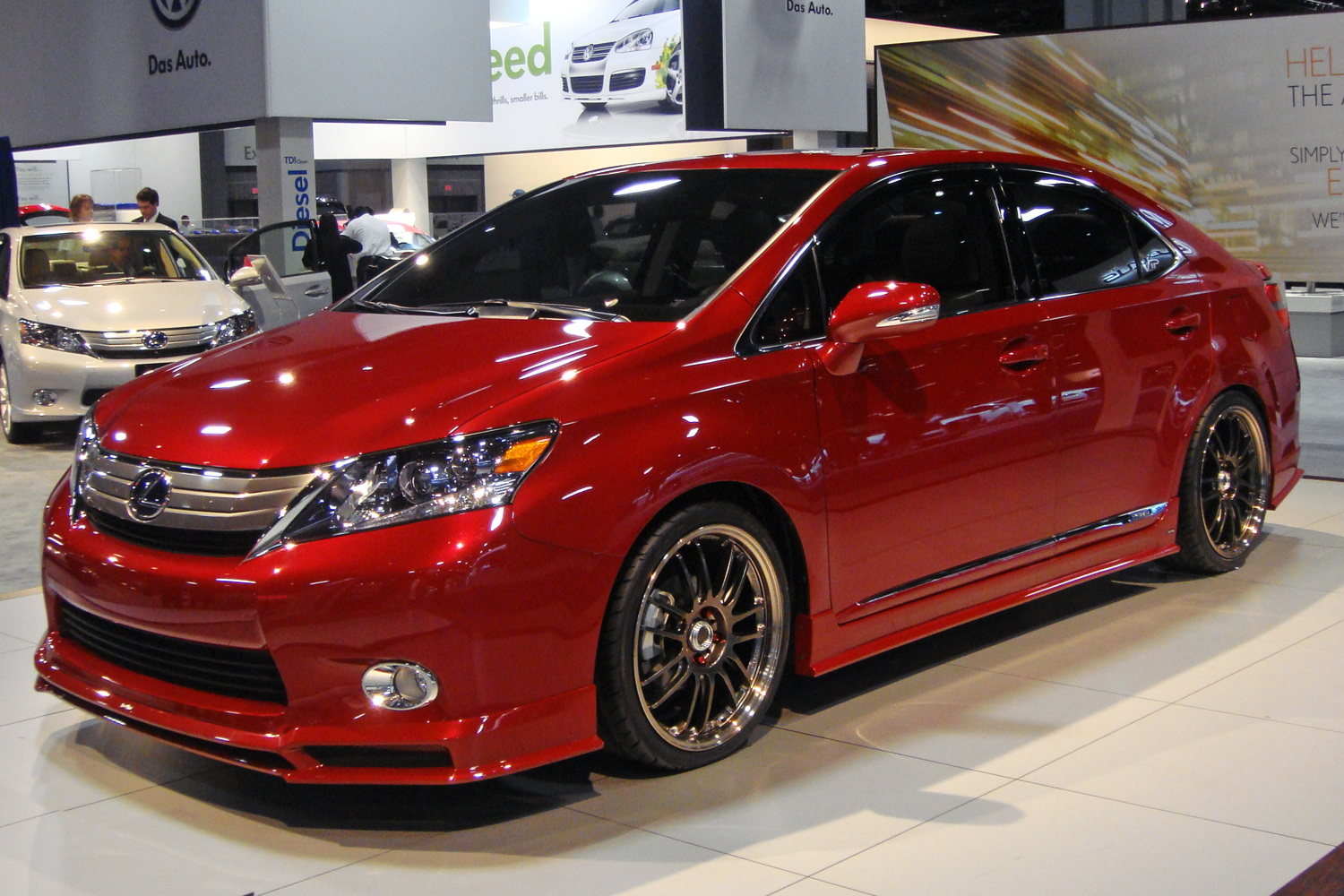 2010 Lexus HS 250h Hybrid at the 2010 Washington Auto Show