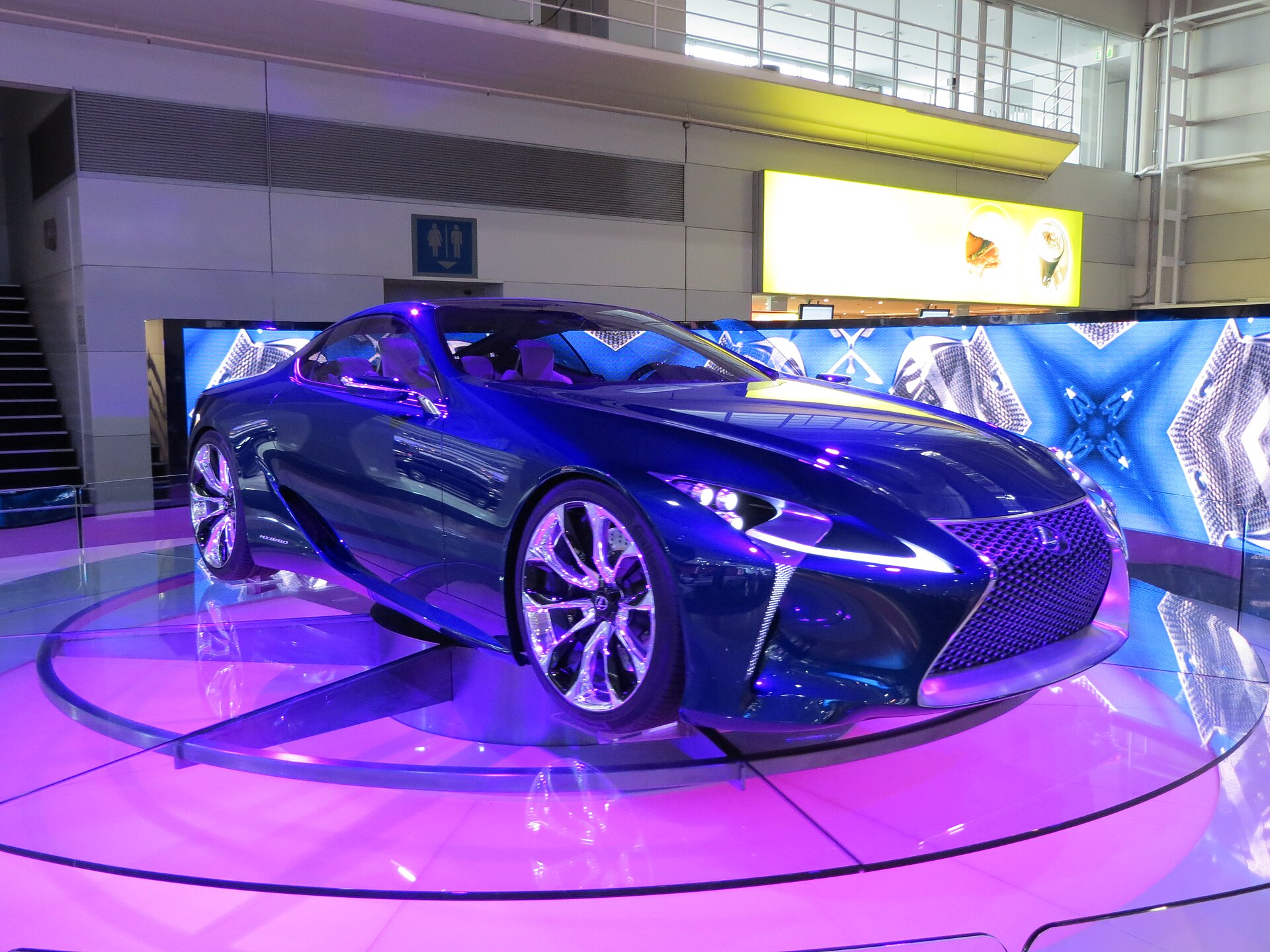 2012 Lexus LF-LC concept coupe at the 2012 Australian Motor Show