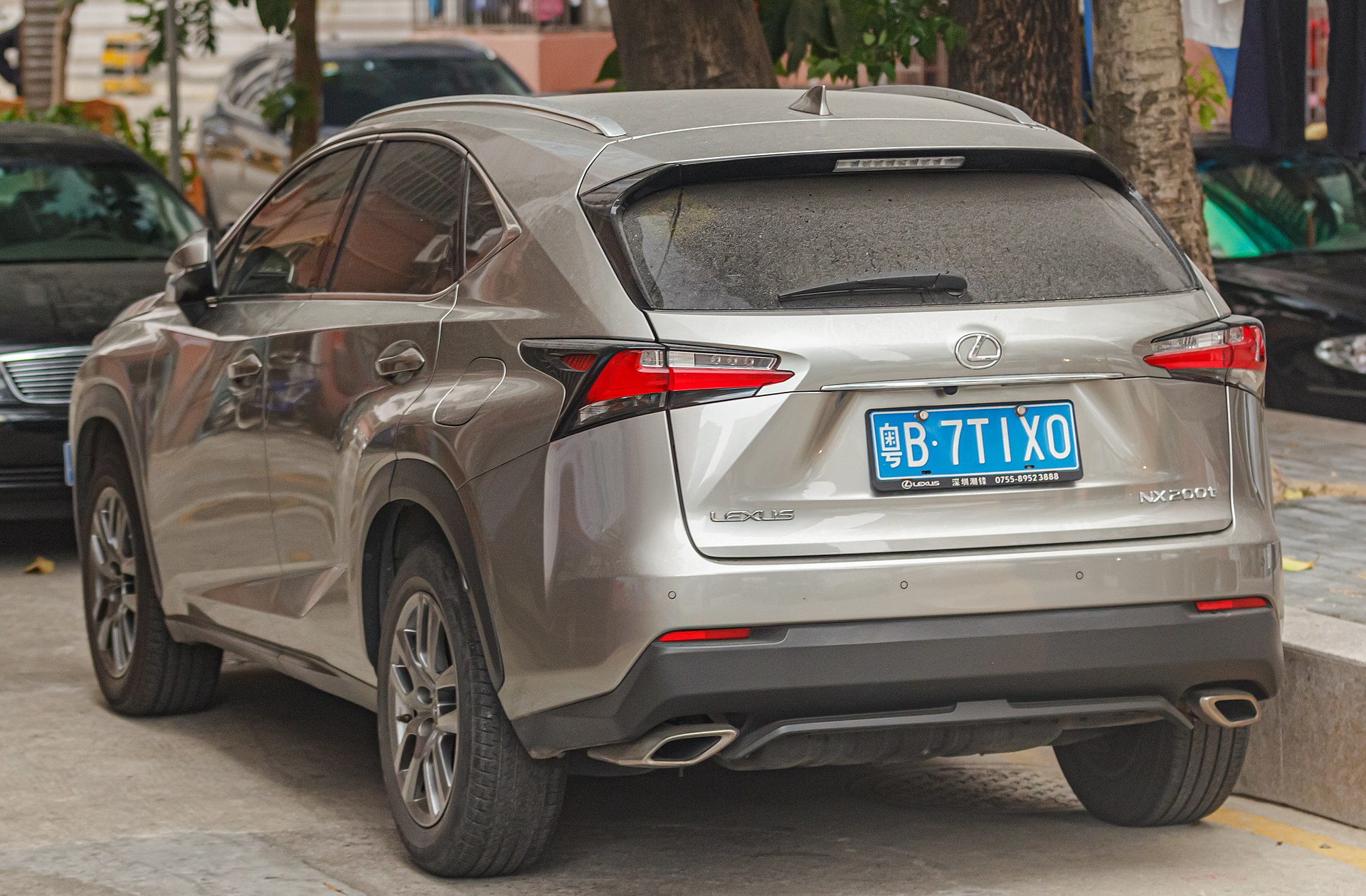 Lexus NX 200t photographed in China