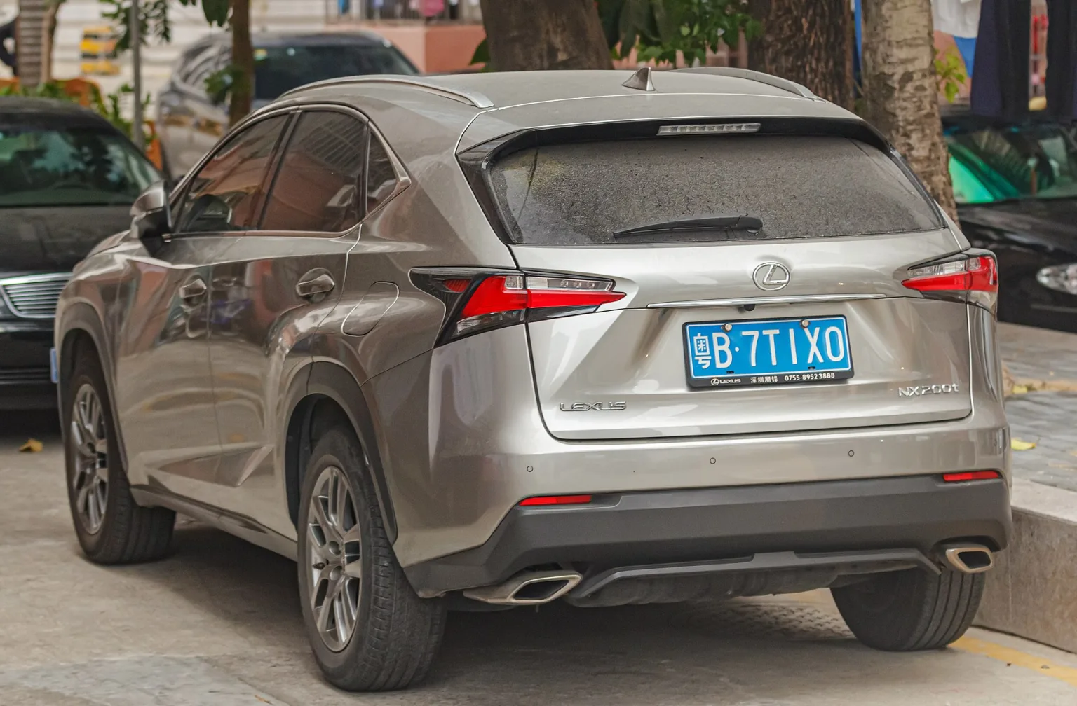 Lexus NX 200t photographed in China
