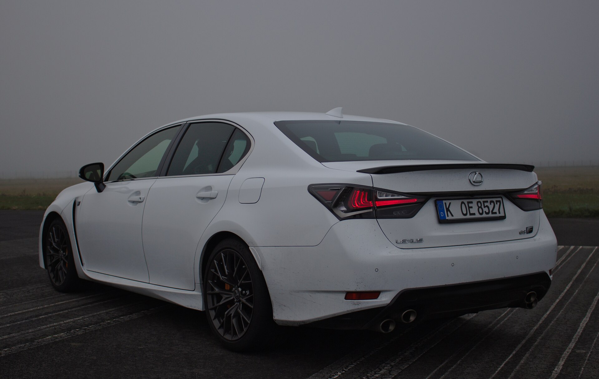 2016 Lexus GS F rear view