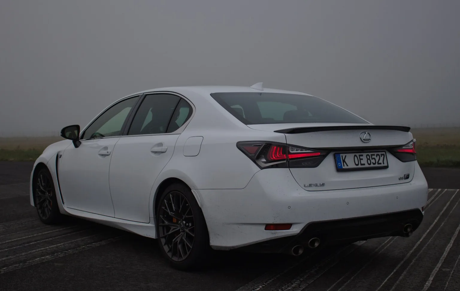 2016 Lexus GS F rear view