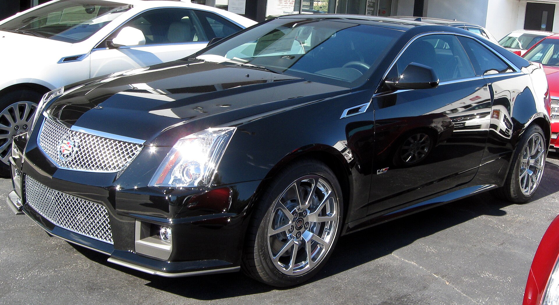 2011 Cadillac CTS-V coupe, front view