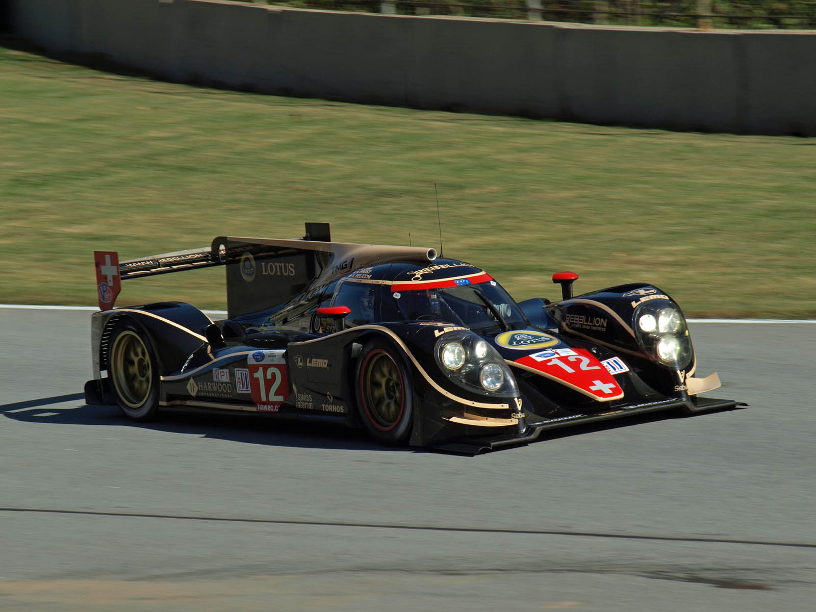 Rebellion Racing Lola B12/60 Toyota at the 2012 Petit Le Mans