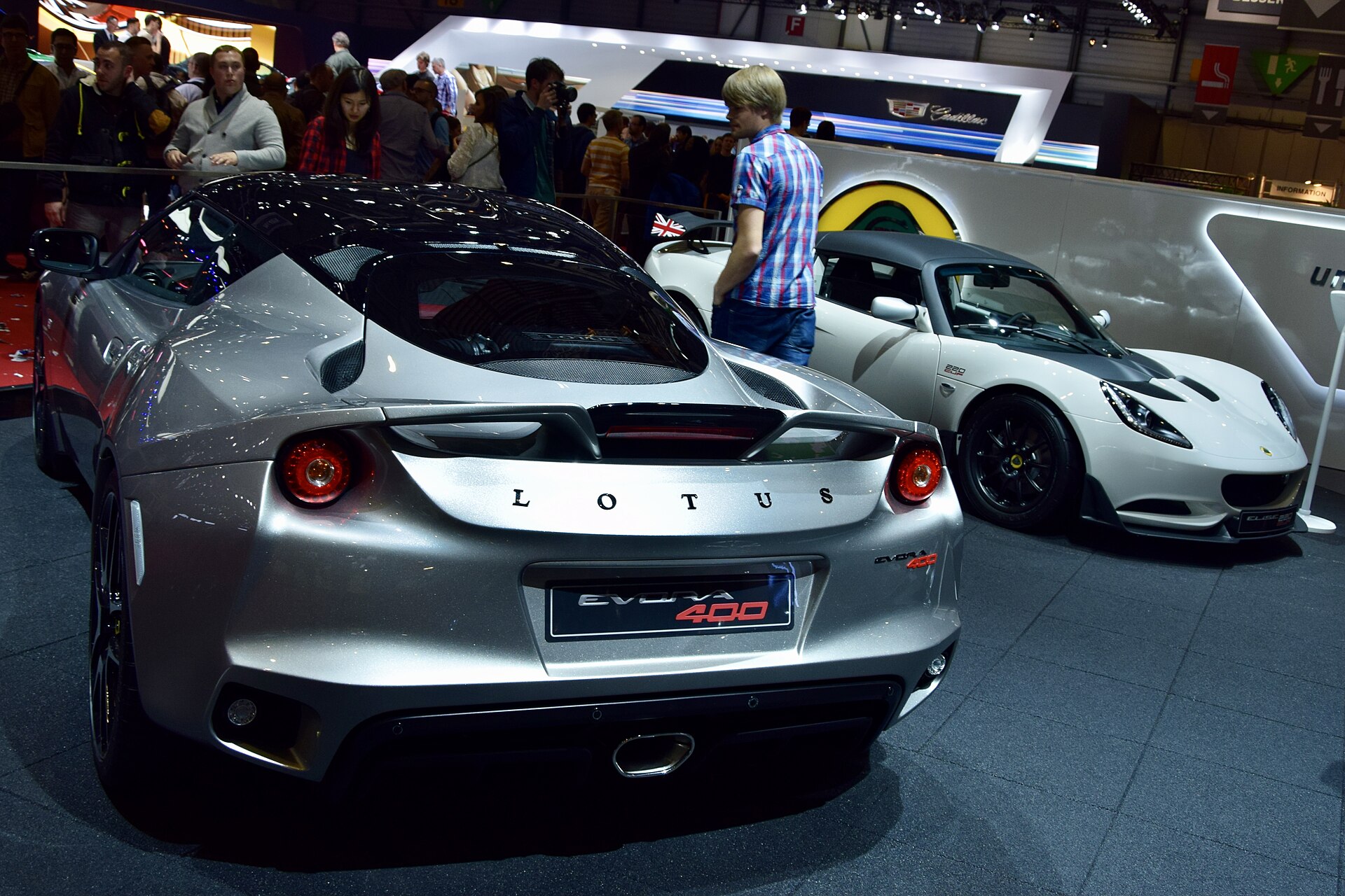 Lotus Evora 400 at the 2015 Geneva International Motor Show