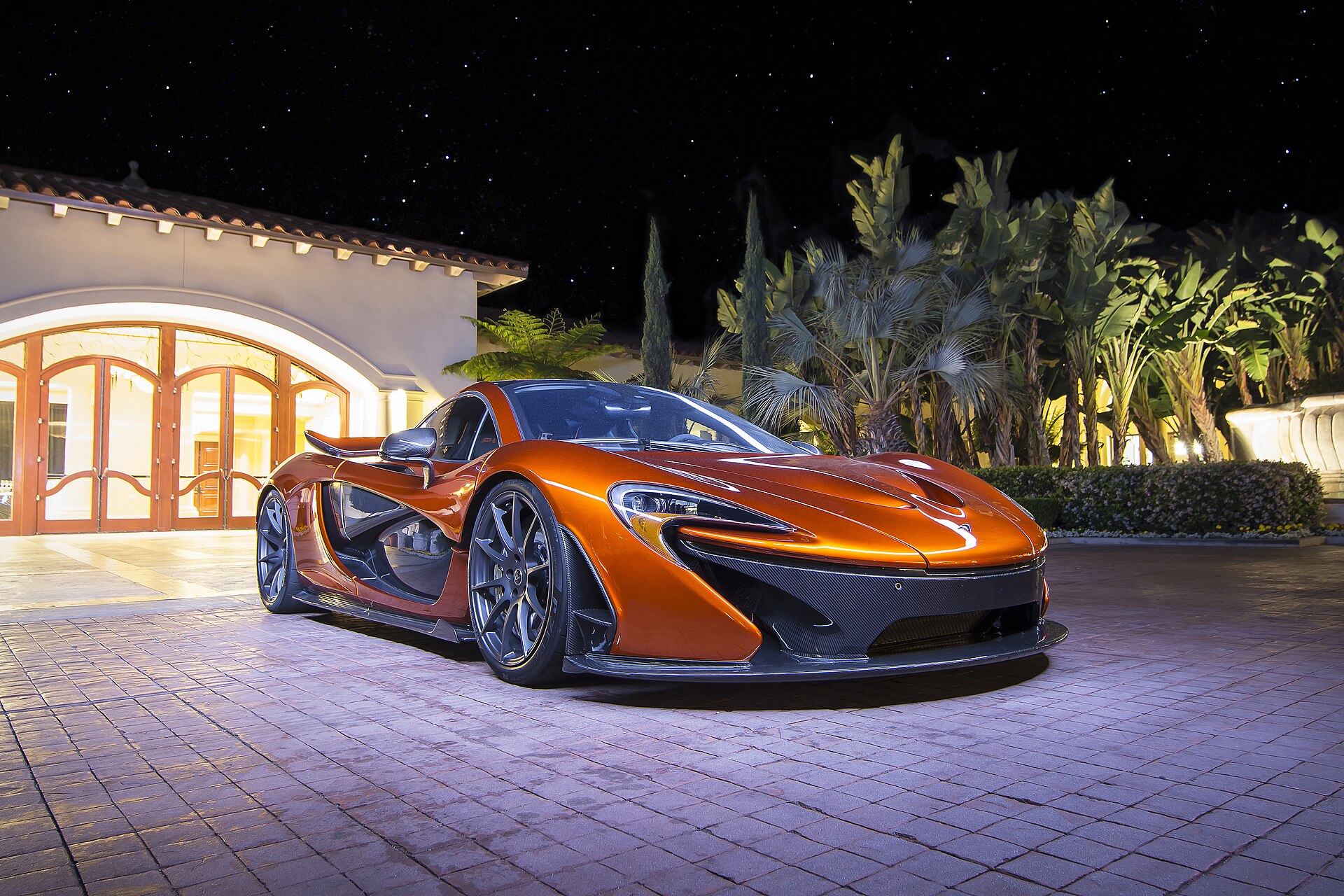 Volcano Orange McLaren P1 road car