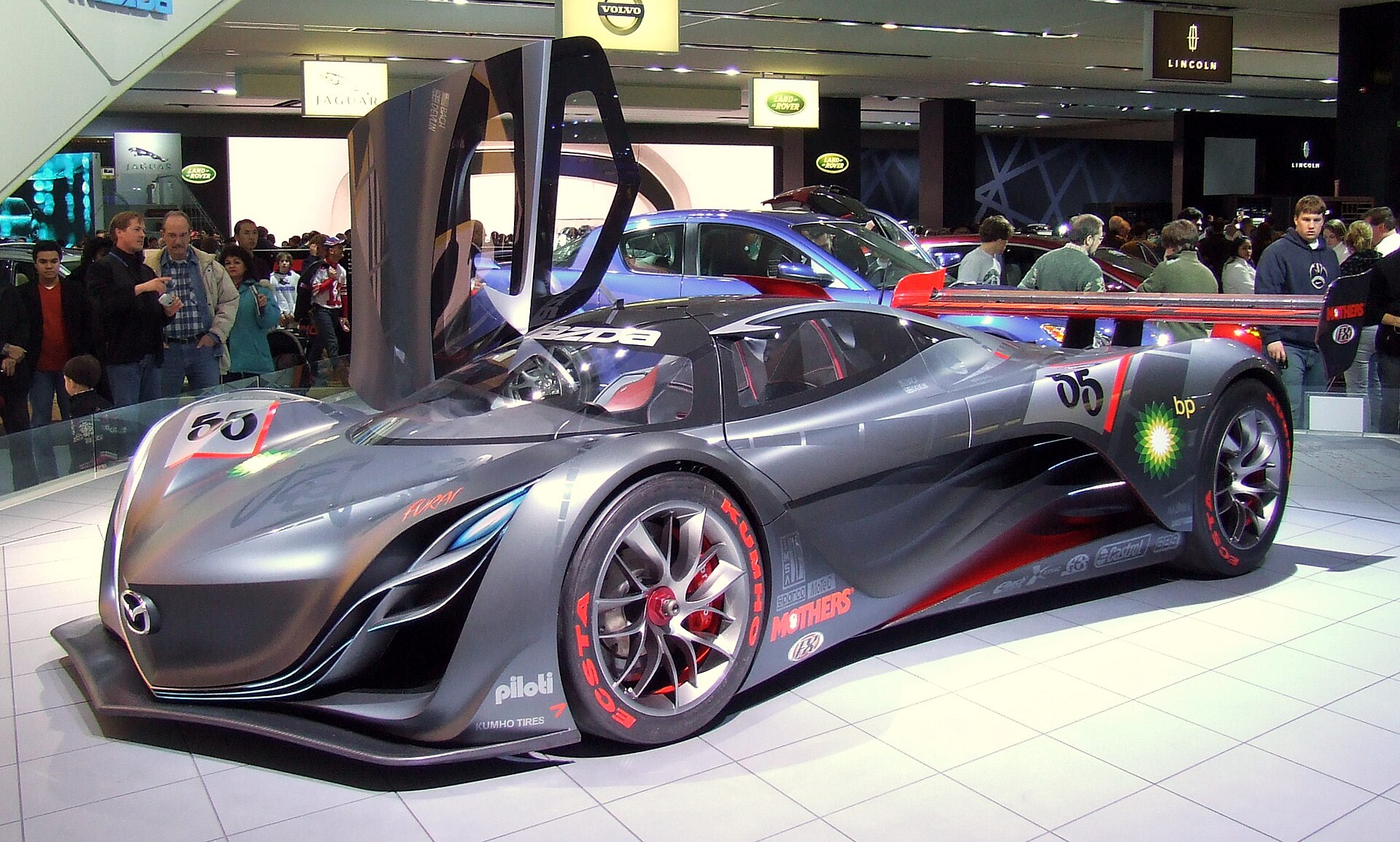 Mazda Furai concept at the 2008 Detroit Auto Show.