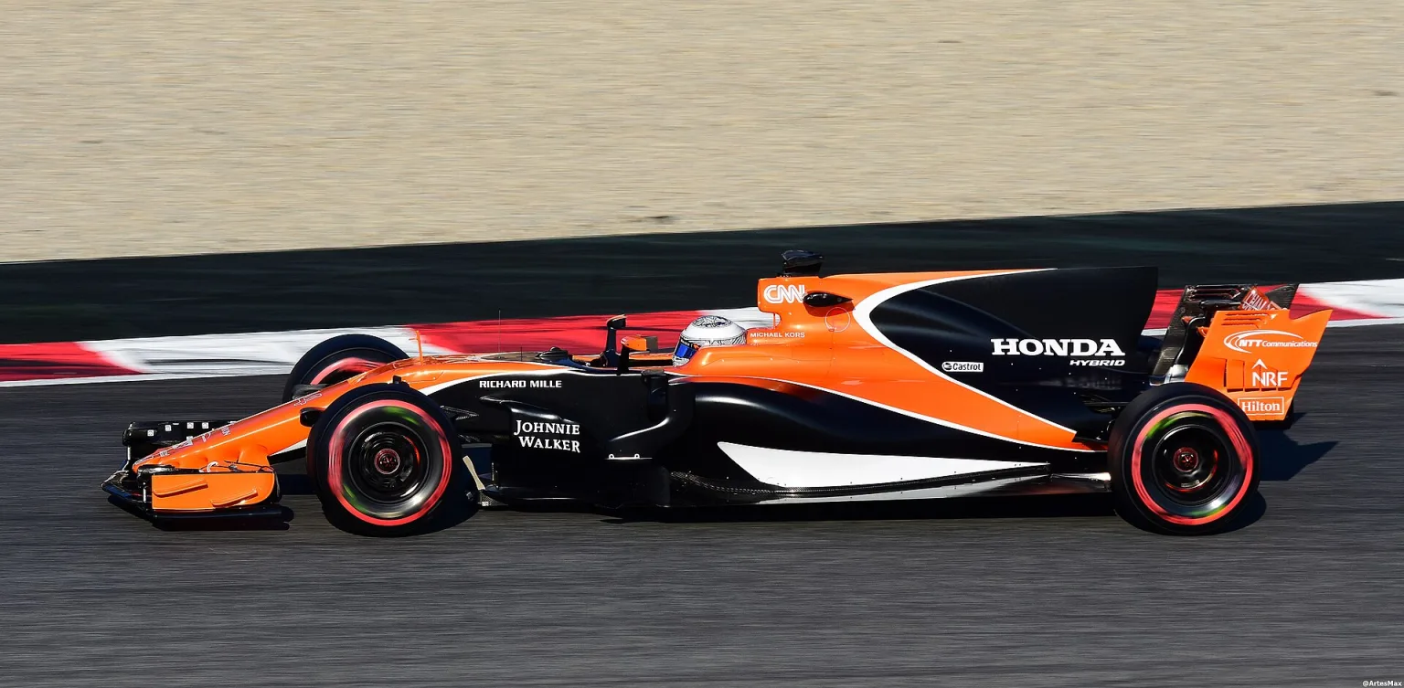 McLaren MCL32 during 2017 Barcelona F1 testing