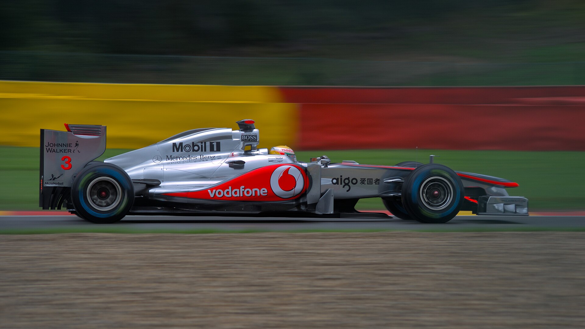 McLaren MP4-26 driven by Lewis Hamilton