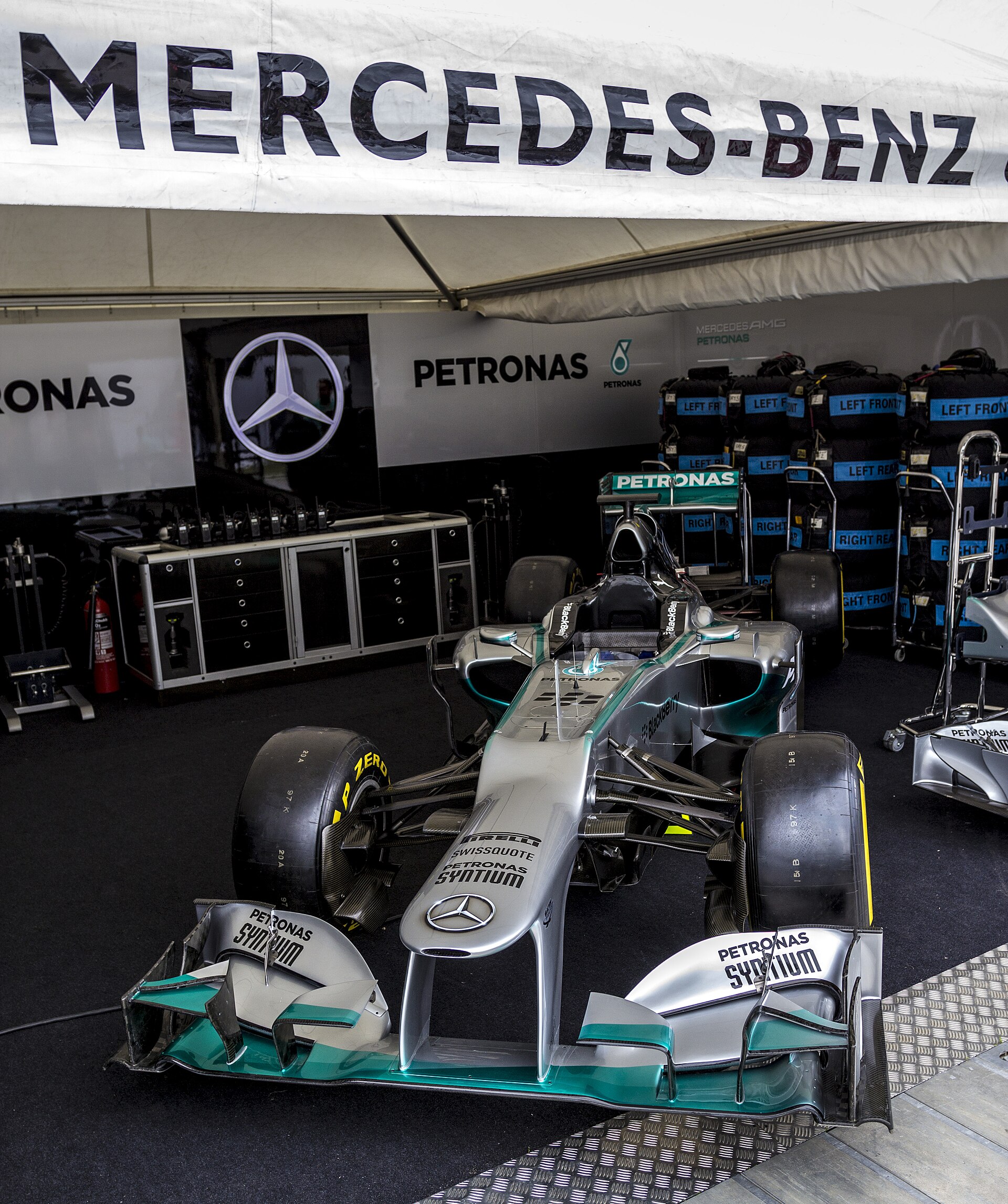 2012 Mercedes AMG Petronas F1 W03 Silver Arrow