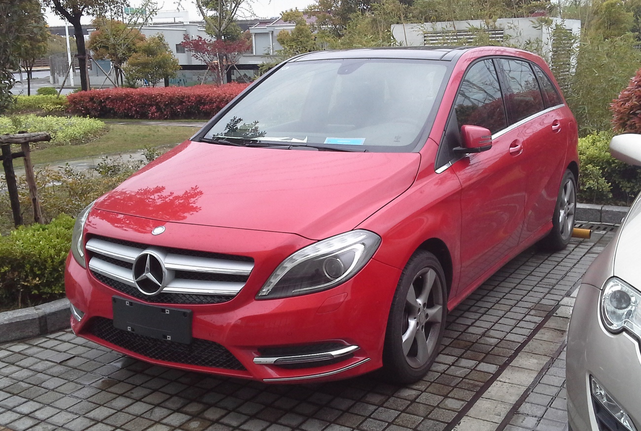Mercedes-Benz B-Class (W246) in China, 2015