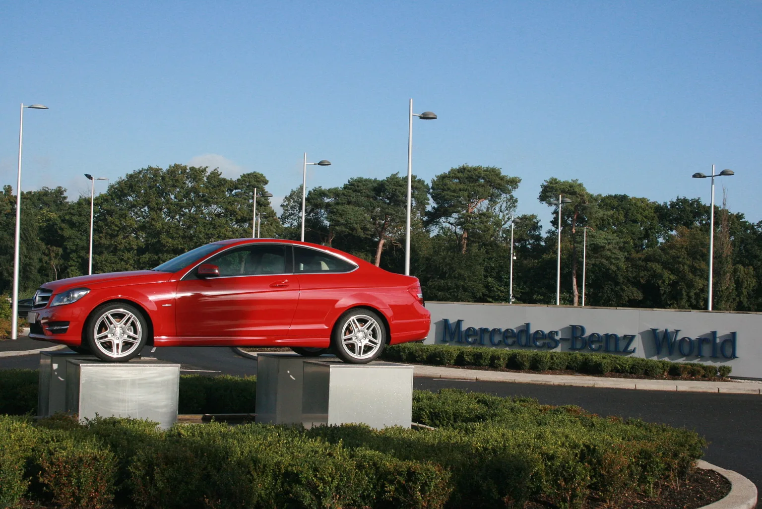Mercedes-Benz C-Class Coupe at Mercedes-Benz World, 2012 model