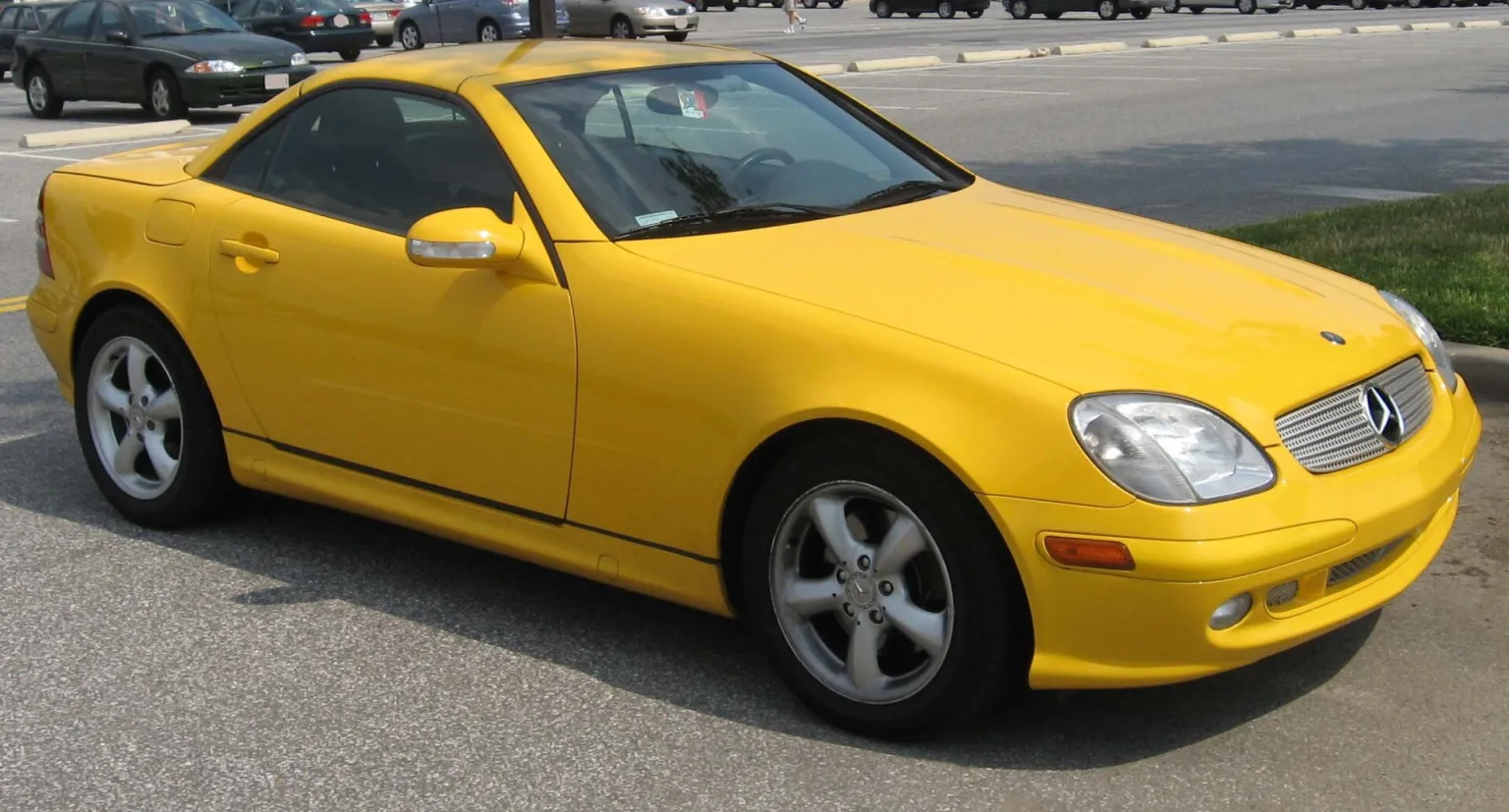 Mercedes-Benz SLK R170, the first generation launched in 1996.