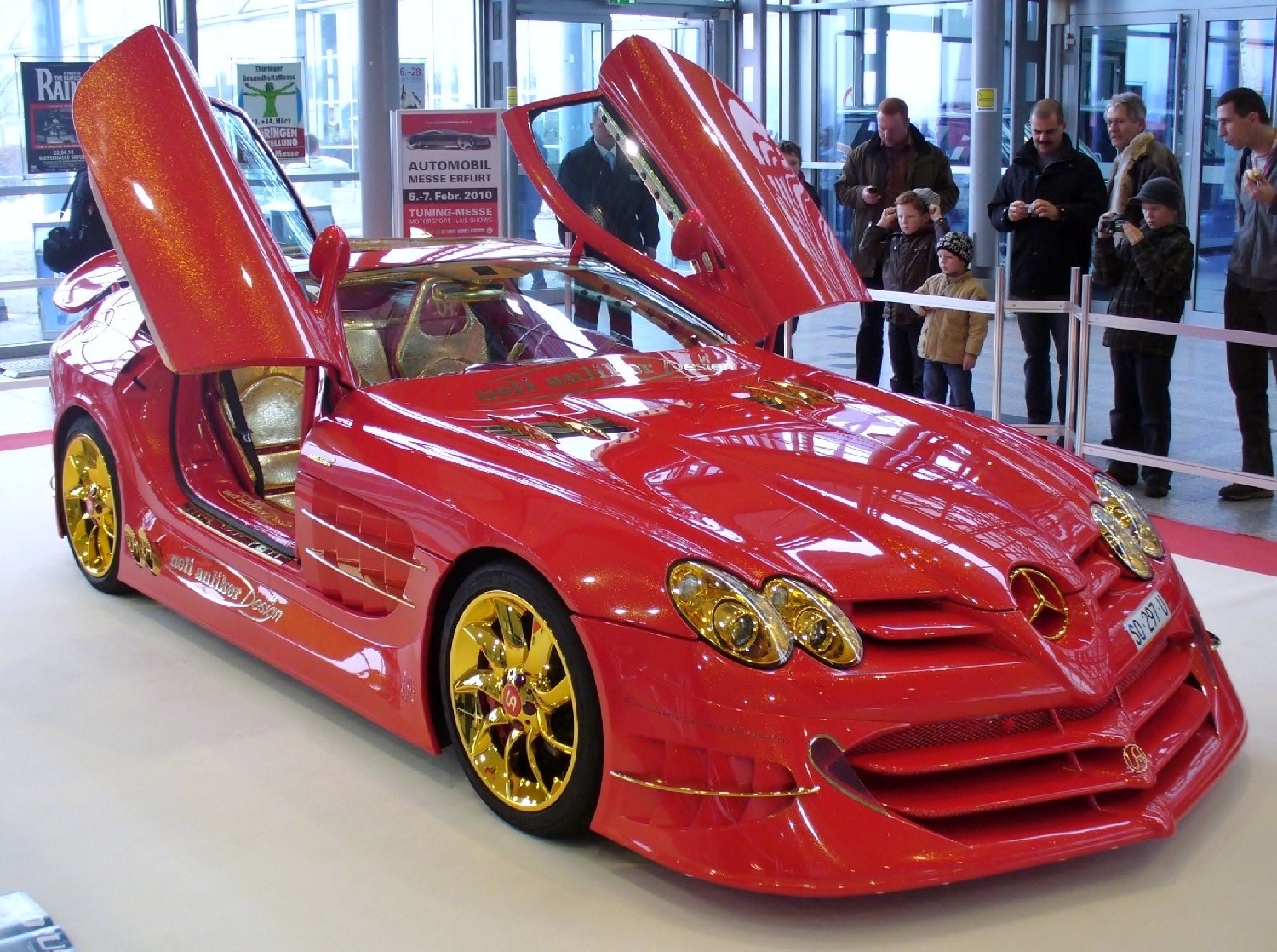 Mercedes-Benz SLR McLaren Red Gold Dream by Ueli Anliker