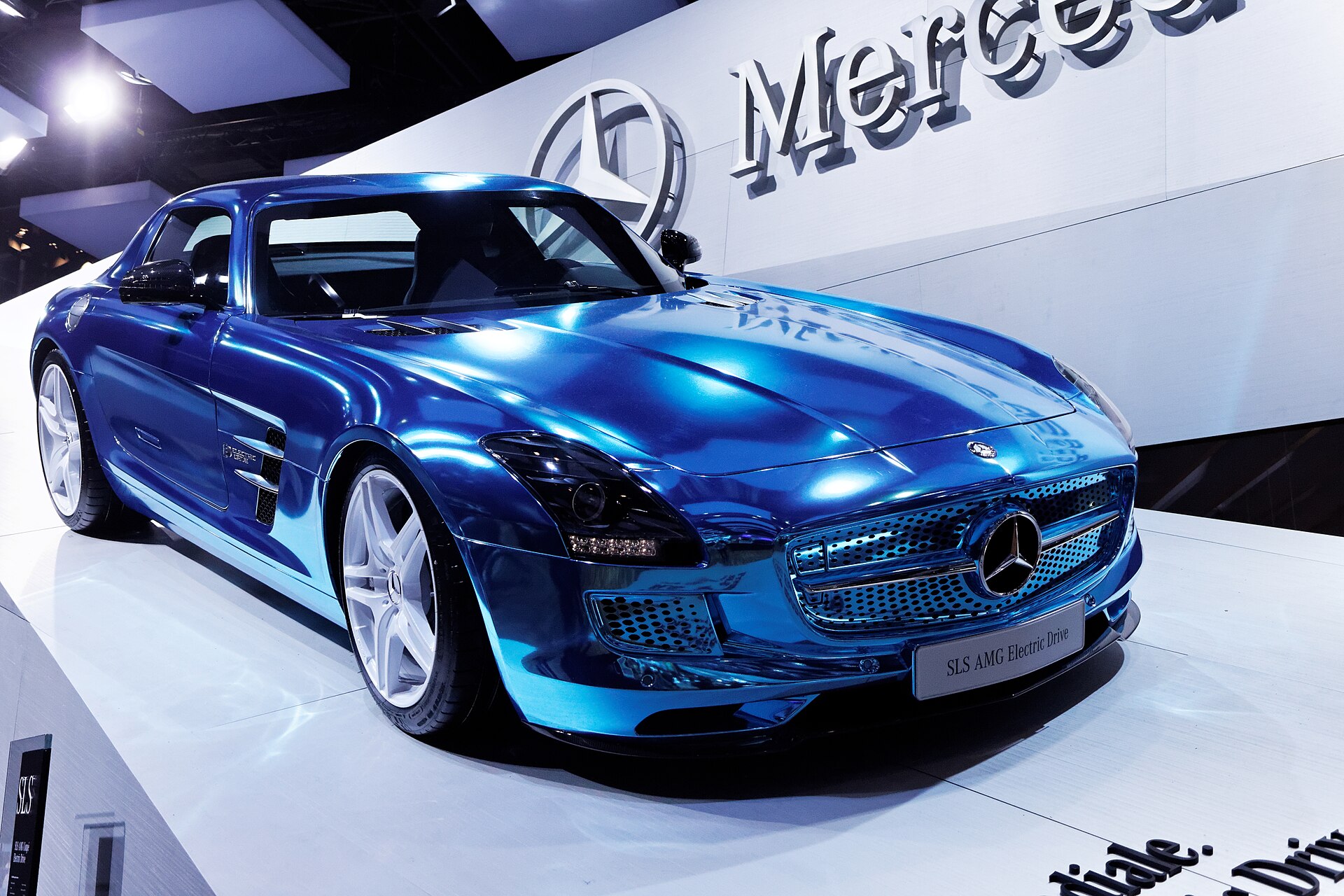 Mercedes-Benz SLS AMG Electric Drive at 2012 Paris Motor Show