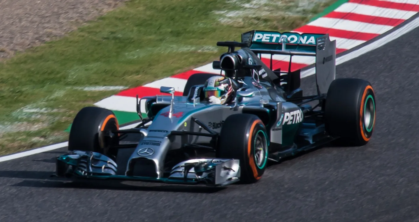 Mercedes F1 W05 Hybrid driven by Lewis Hamilton