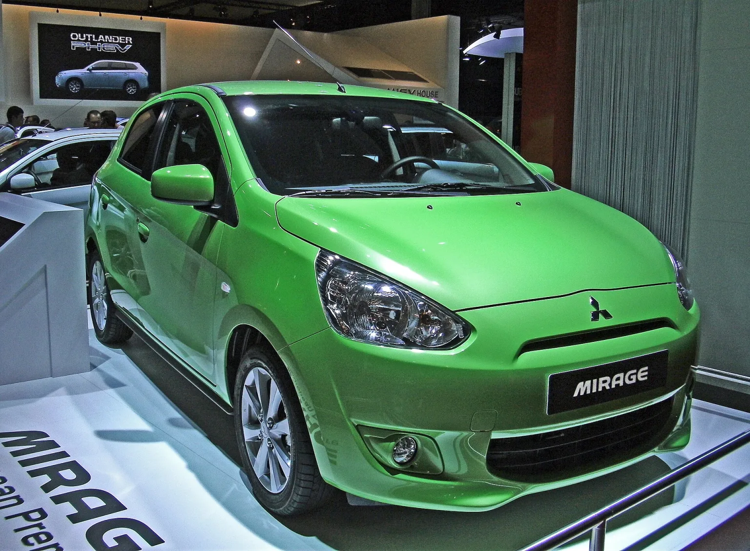2013 Mitsubishi Mirage (6th generation) at the 2012 Paris Motor Show