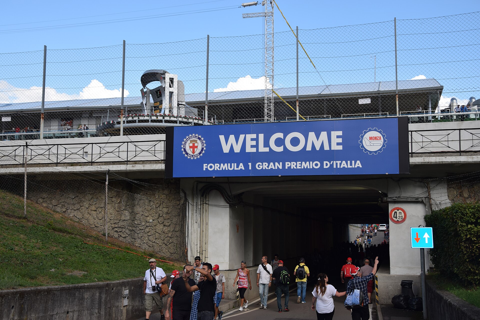 Autodromo Nazionale di Monza, the venue of the Italian Grand Prix.