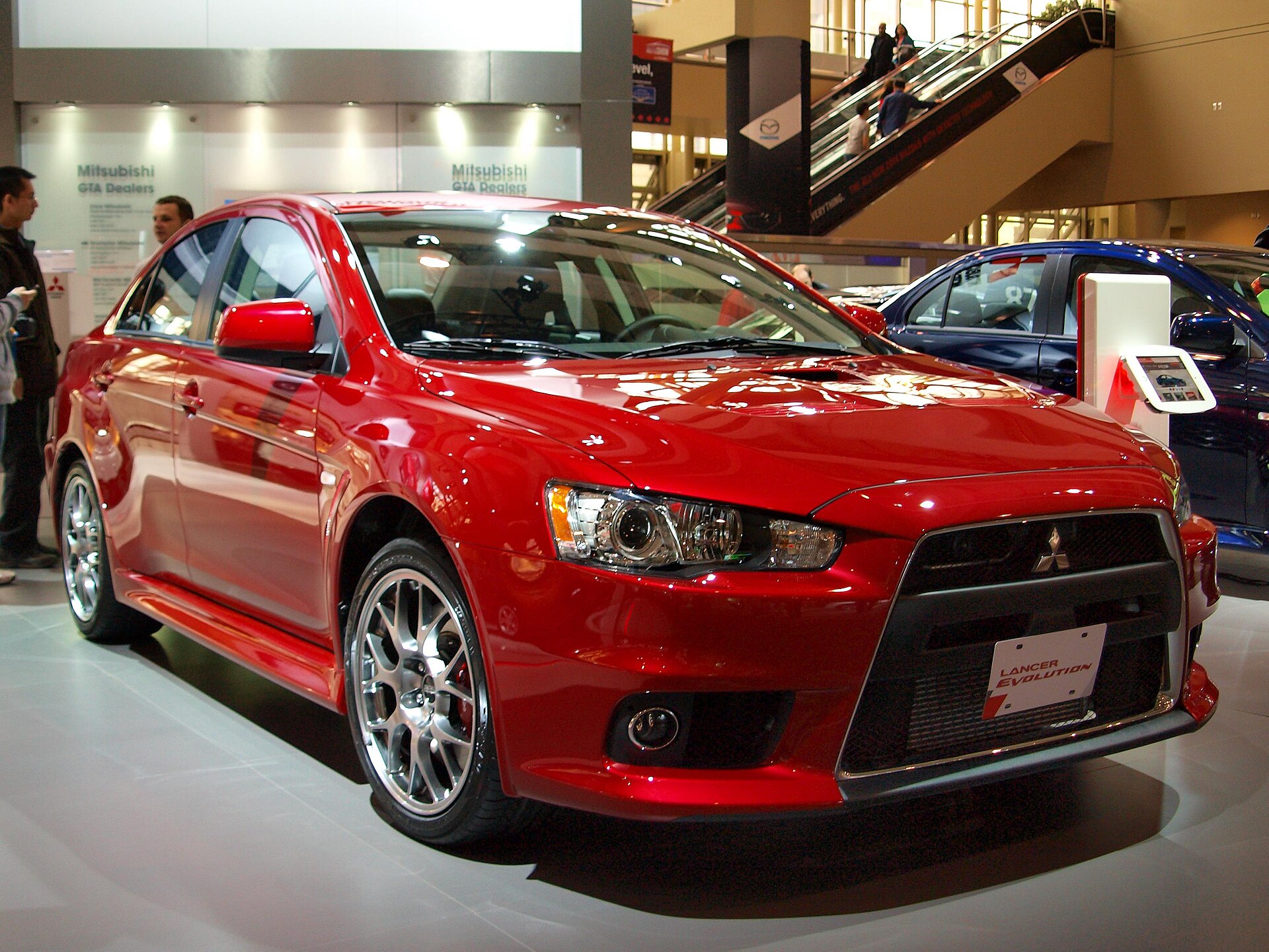 2013 Mitsubishi Lancer Evolution X at the 2013 Canadian International AutoShow