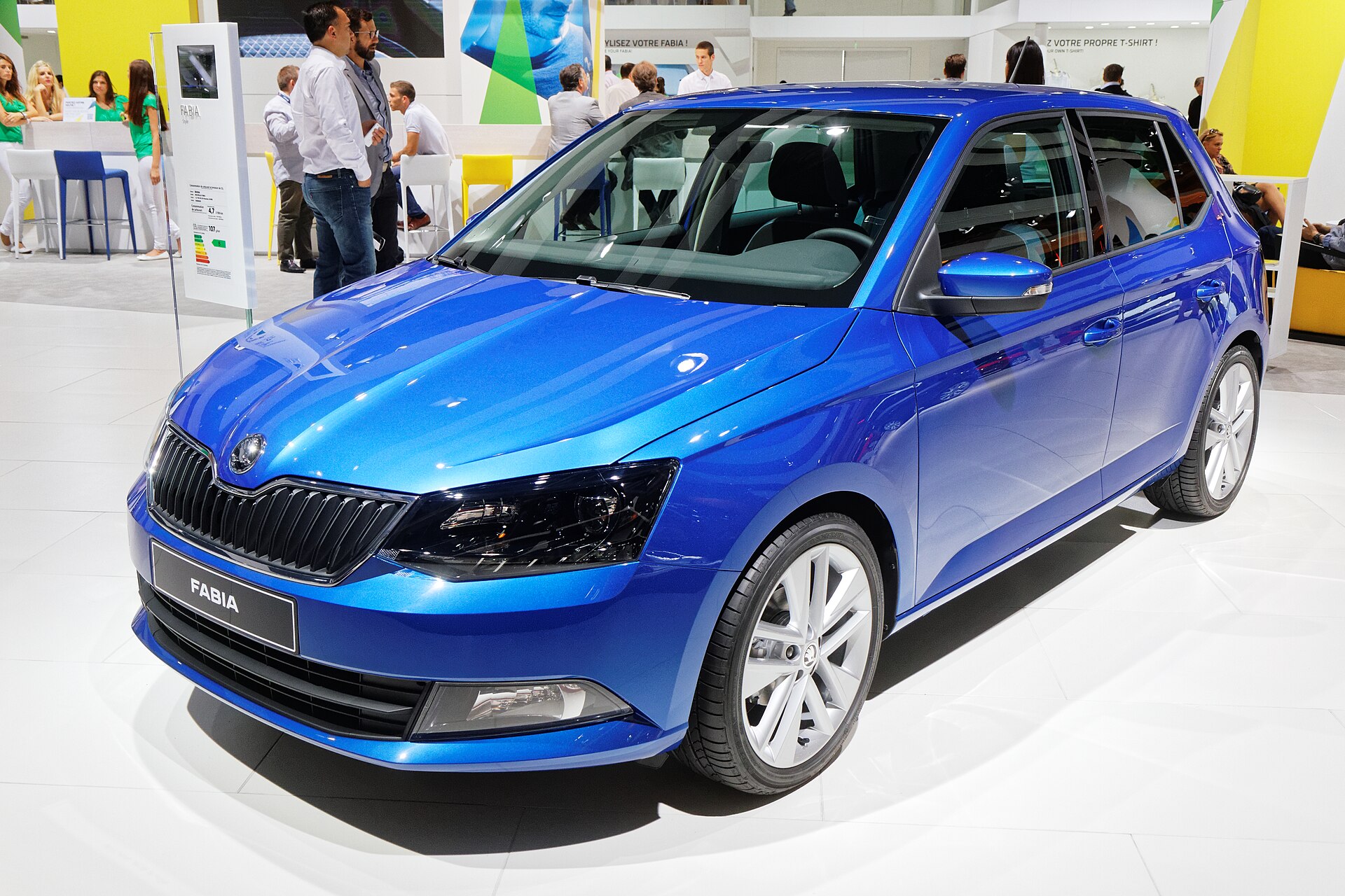 Skoda Fabia at the 2014 Paris Motor Show