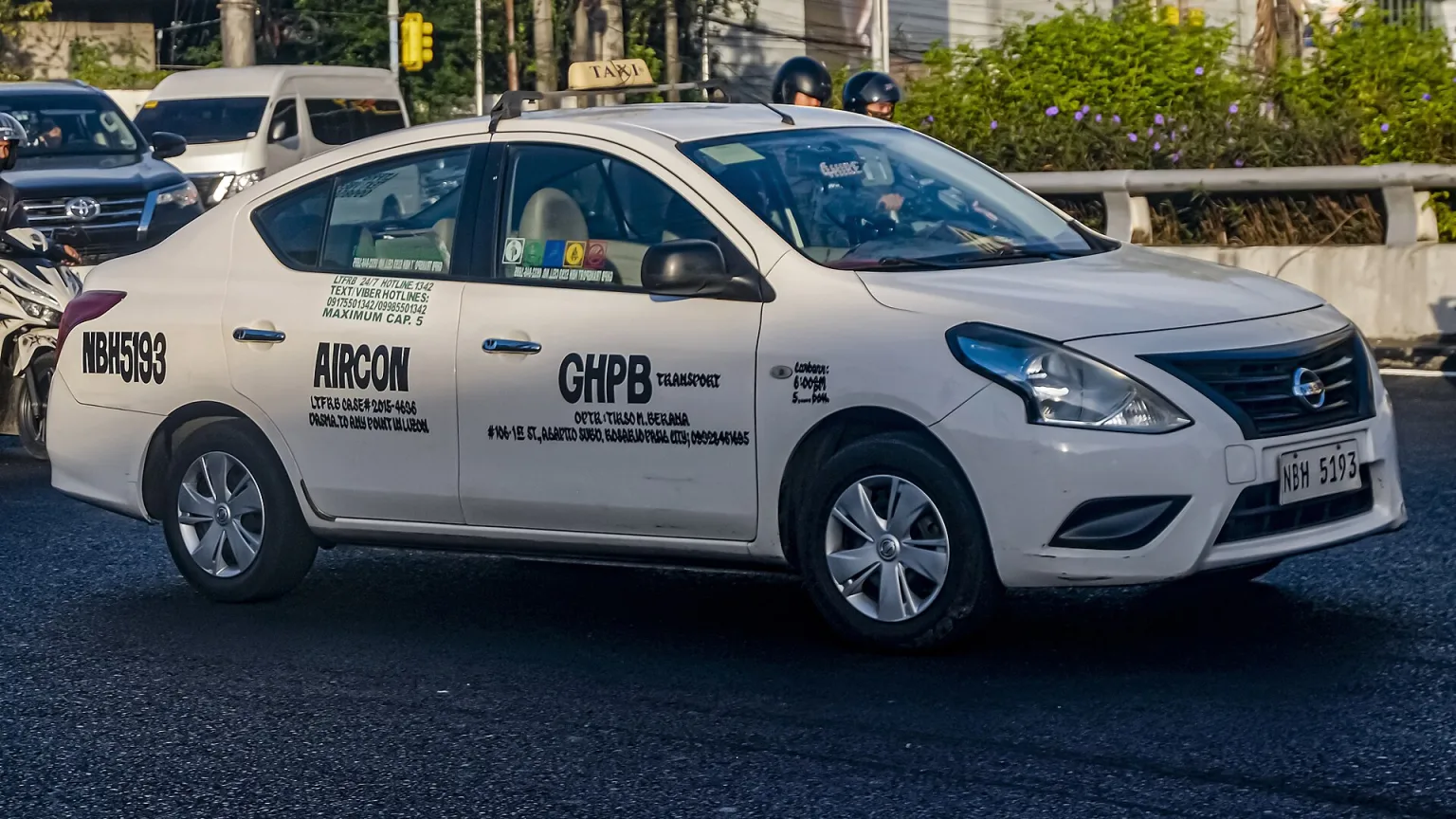 Nissan Almera N17 1.2 MT taxi in Thailand