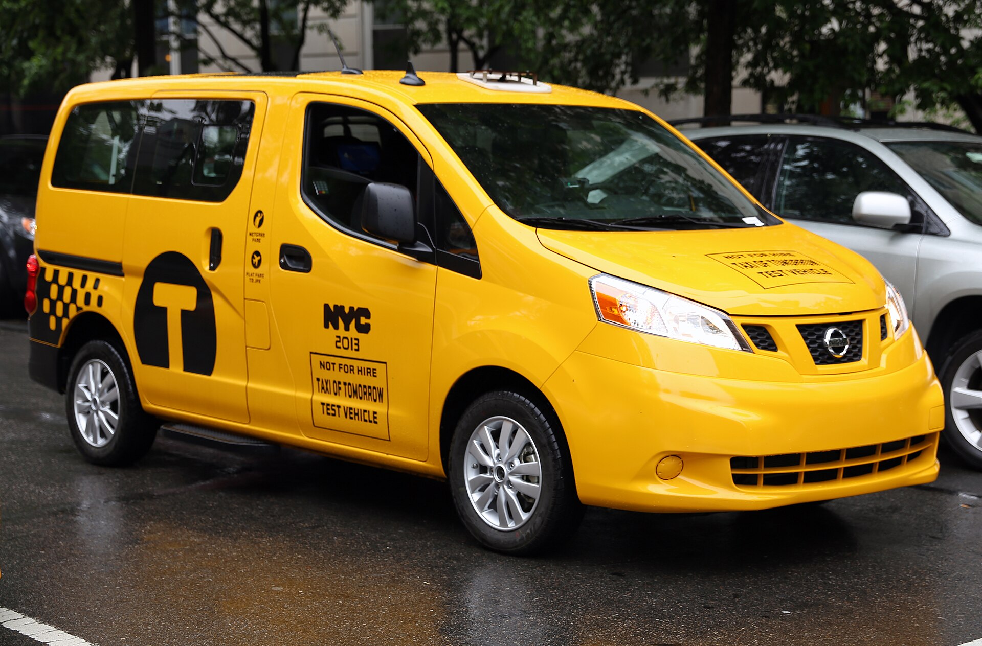Nissan NV200 'Taxi of Tomorrow' test vehicle in New York