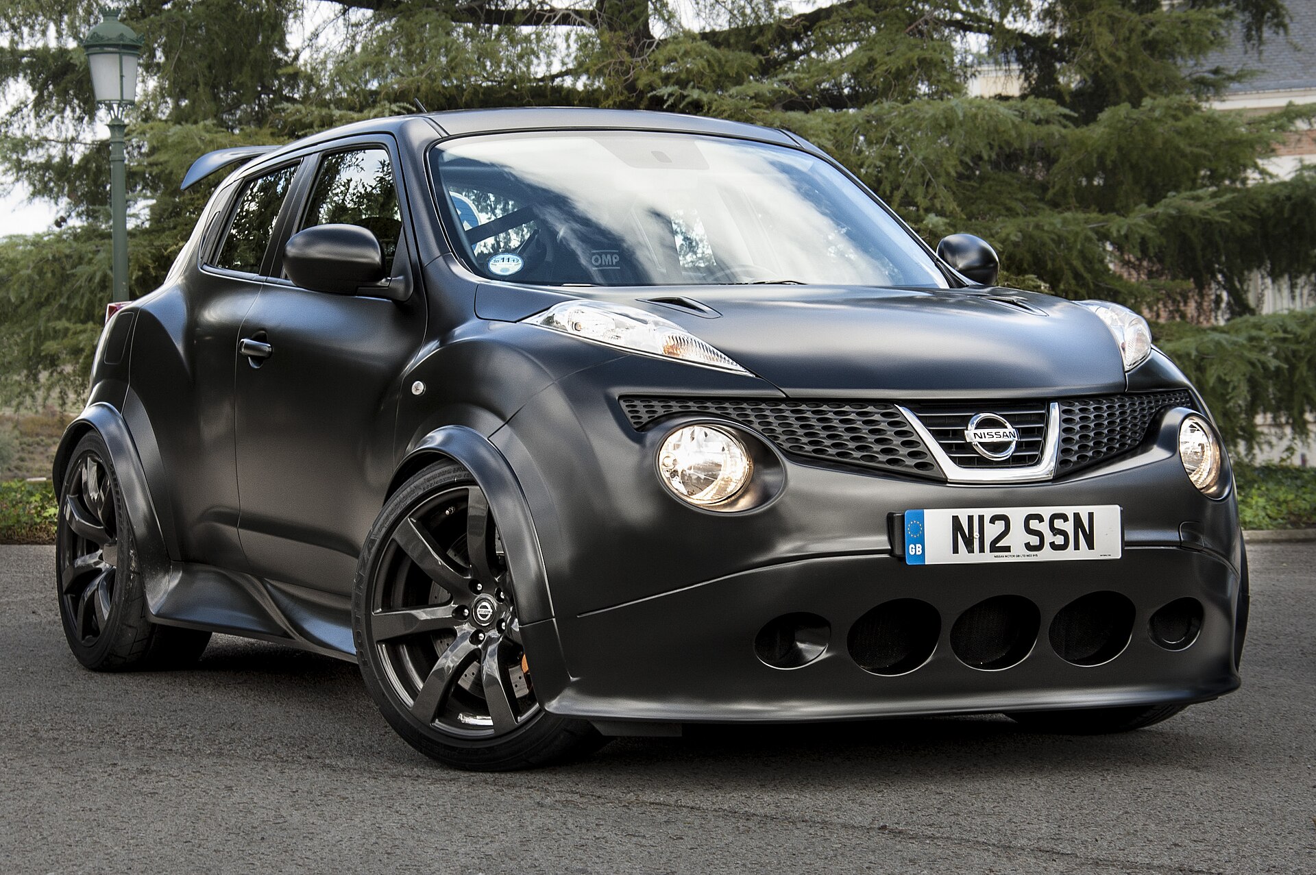 Nissan Juke-R prototype with GT-R engine, as rumored in 2011.