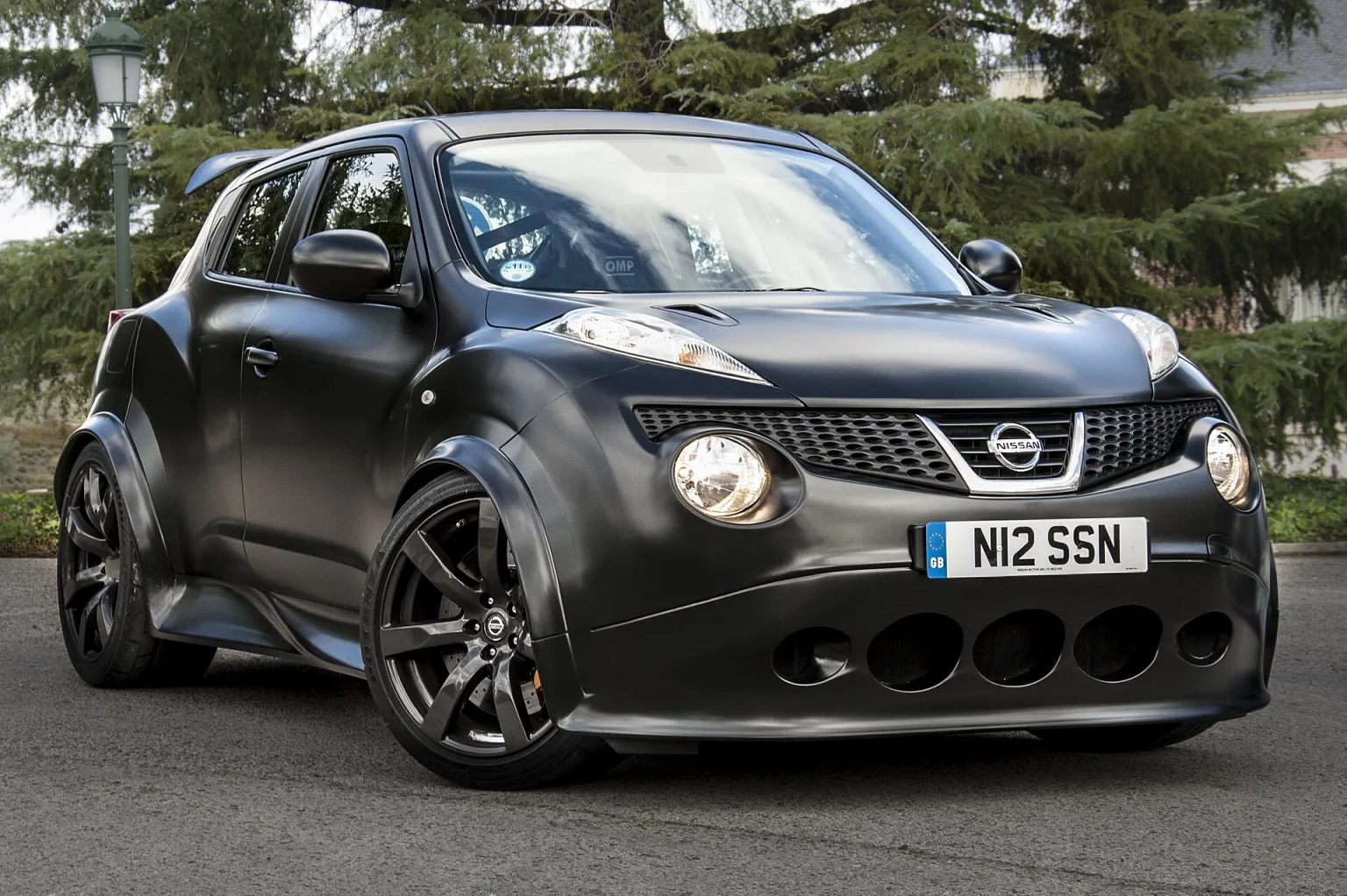 Nissan Juke-R prototype with GT-R engine, as rumored in 2011.