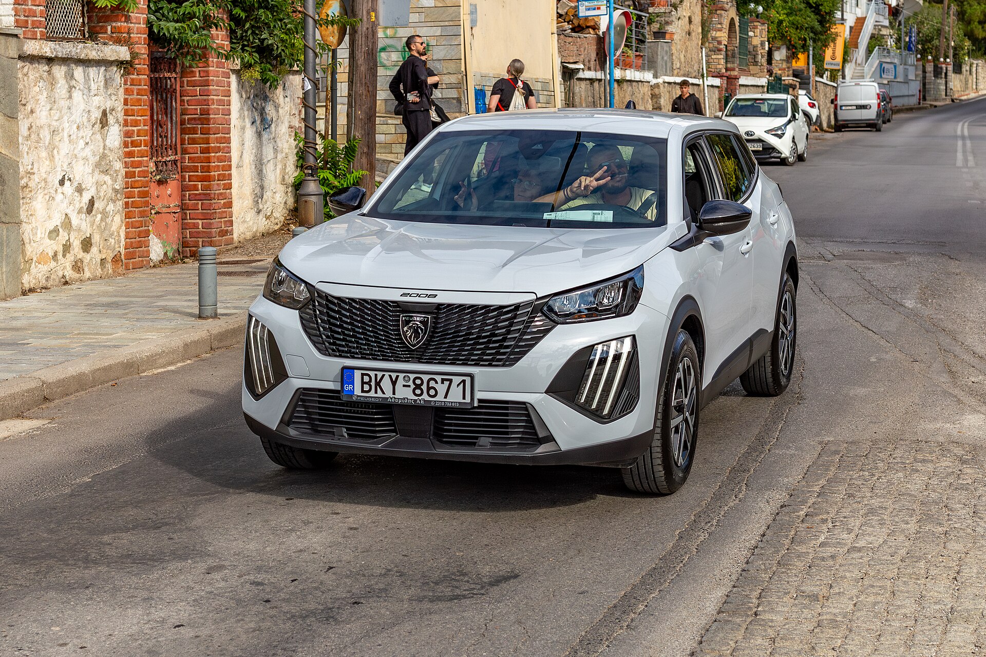 Peugeot 2008 (first generation) in Asvestochori, Greece