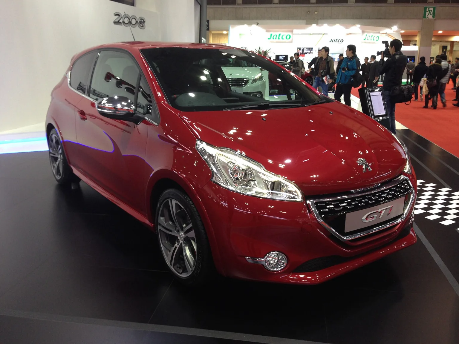 Peugeot 208 GTi front view at Tokyo Motor Show 2013