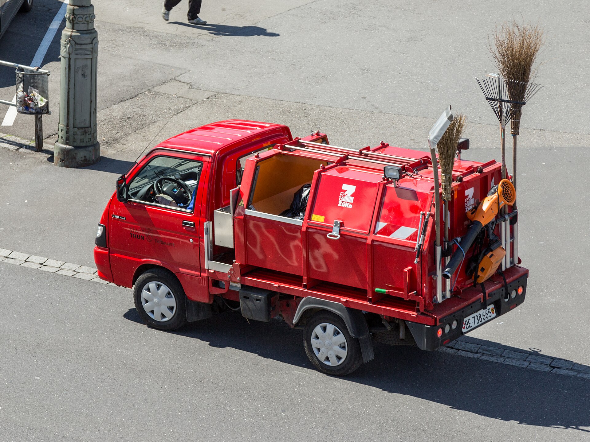 Piaggio Porter UMO 4x4 photographed in Thun, 2014.