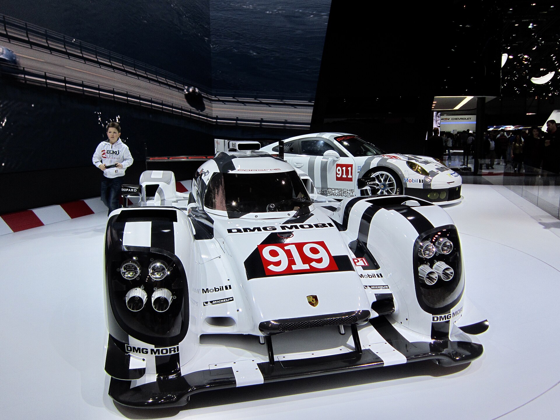 Porsche 919 Hybrid at the 2014 Geneva Motor Show