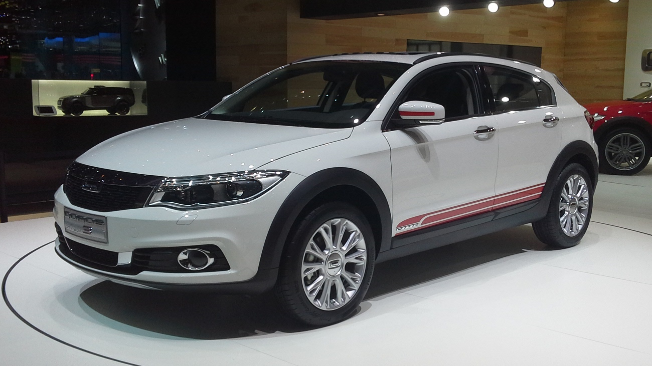 Qoros 3 City SUV at the 2015 Geneva Motor Show