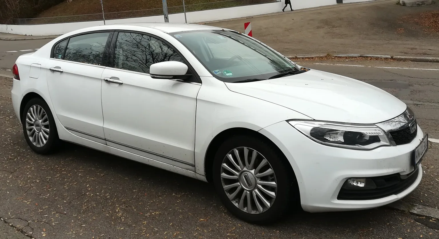 Qoros 3 Sedan in Stuttgart, front view