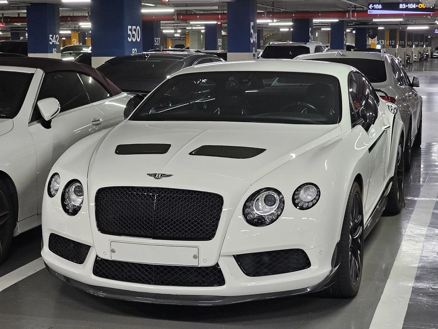 Bentley Continental GT3-R in Alpine White, second generation