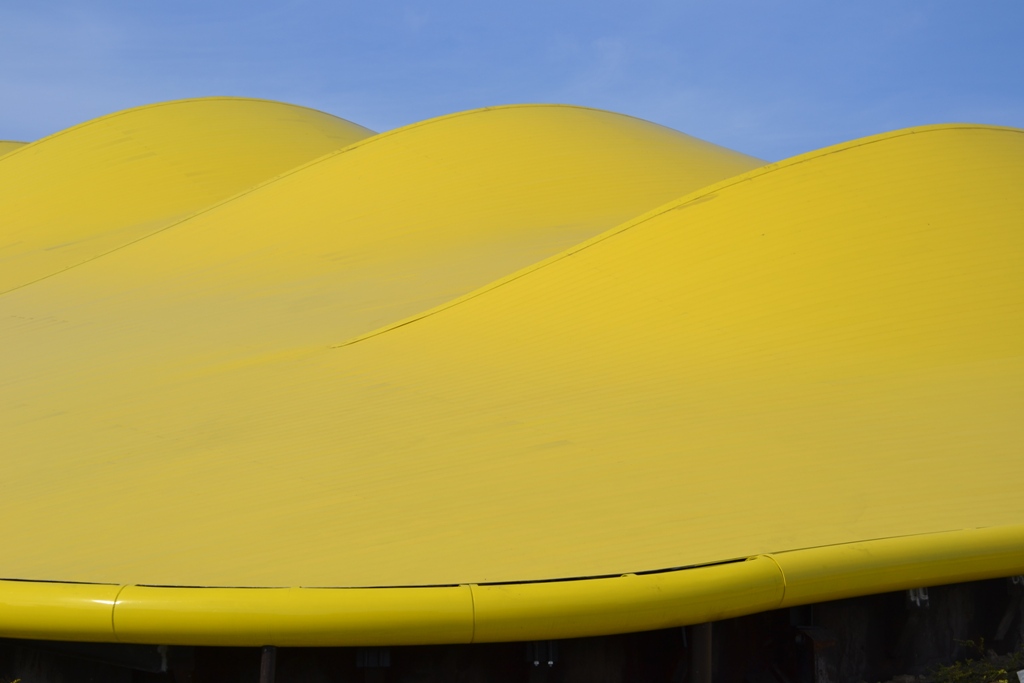Ferrari Enzo in Giallo Modena at Museo Enzo Ferrari.