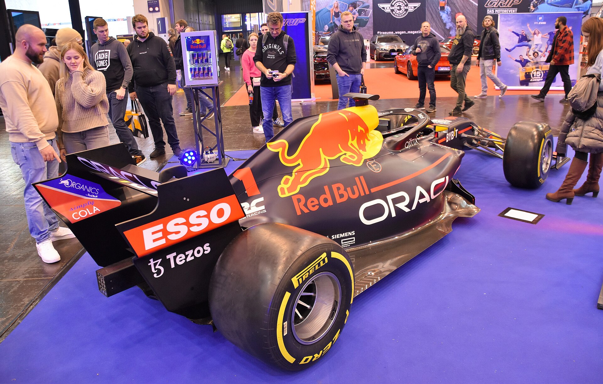 Red Bull Racing RB16 Formula 1 car from the 2020 season.
