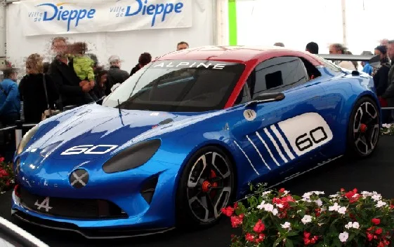 Alpine Celebration 2015 prototype, previewing the revived Alpine production model.